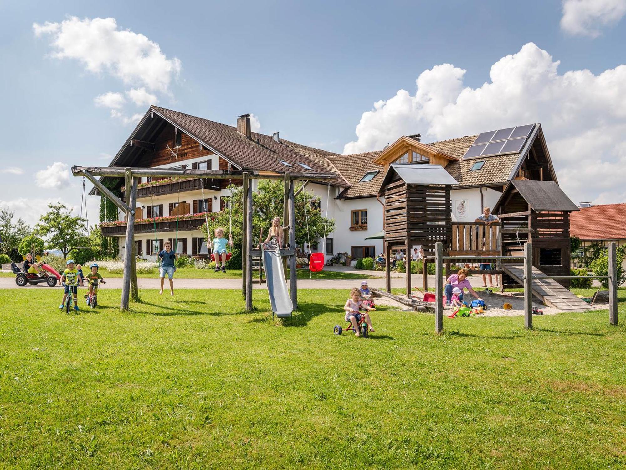 Panoramahof Stief Villa Taching am See ภายนอก รูปภาพ